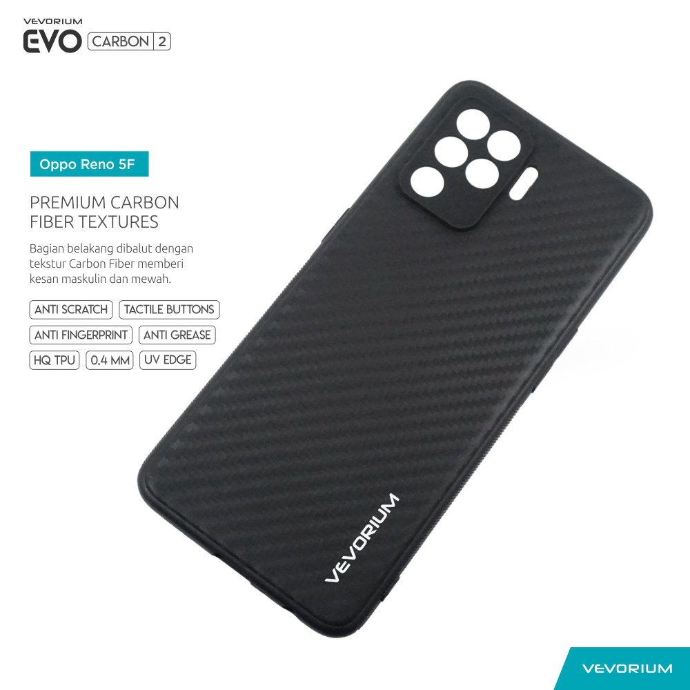 VEVORIUM EVO CARBON Oppo Reno 5 F Reno5 F Soft Case Softcase