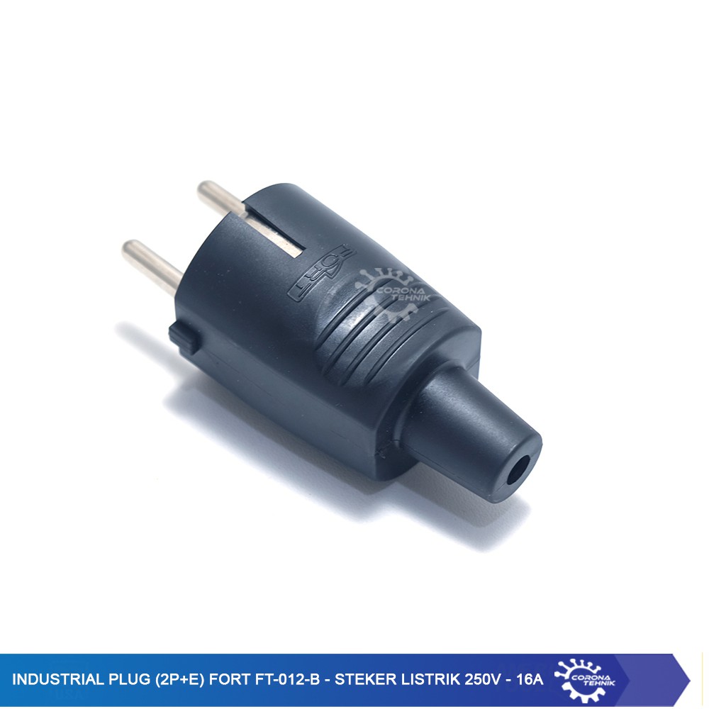 Steker Listrik 250V - 16A - Industrial Plug (2P+E) FORT FT-012-B