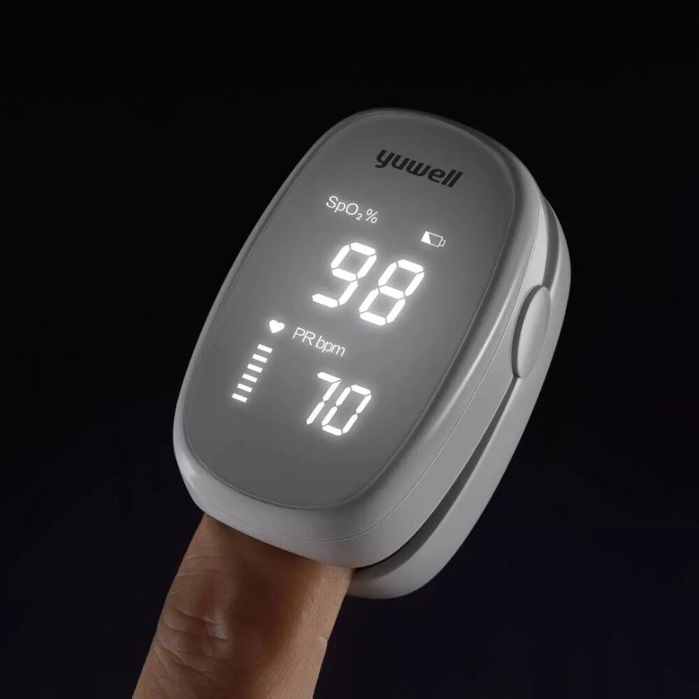 Yuwell Alat Pengukur Detak Jantung Kadar Oksigen Fingertip Pulse Oximeter - YX102