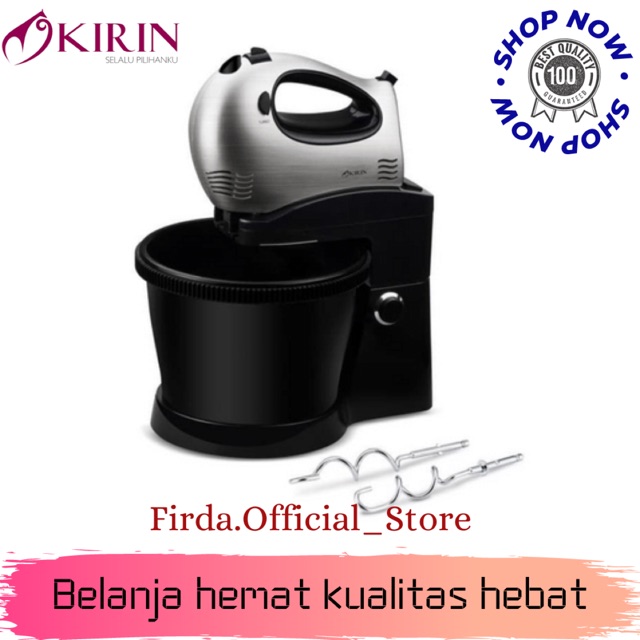 Kirin KSM-391S Stand Mixer GARANSI RESMI 2liter