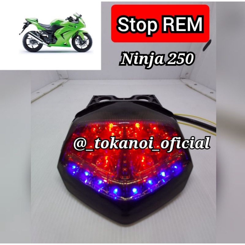 Stop lamp led 3in1 ninja 150rr-ninja 250karbu  lampu stop