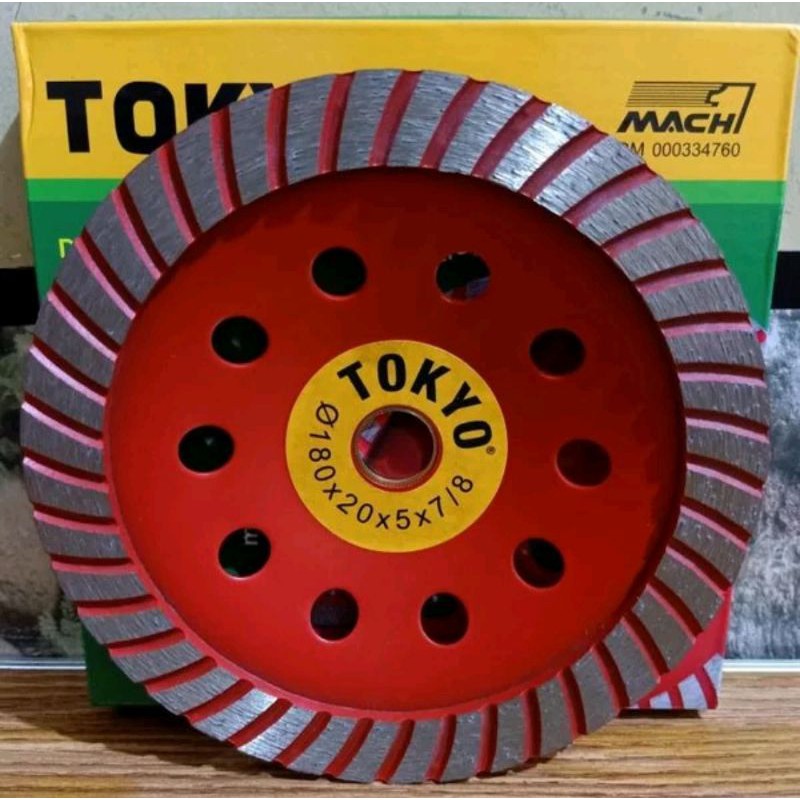 Mata gerinda batu gerinda 7" Tokyo diamond wheel mata gurinda batu gurinda bepel marmer bepel granit
