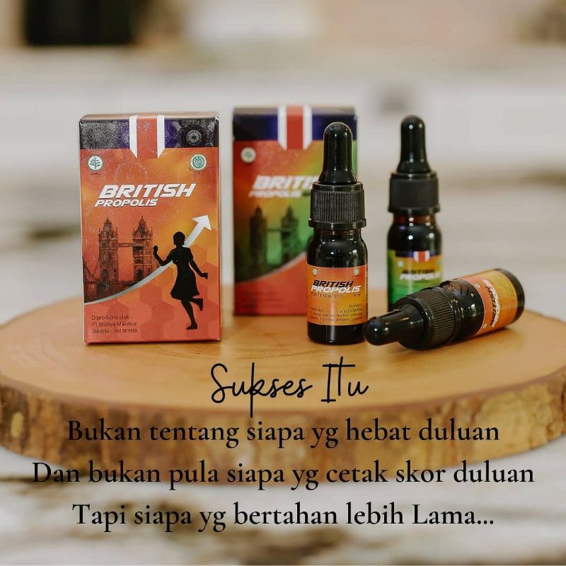 

BRITISH PROPOLIS PROPOLIS MURNI 100% ASLI OBAT HERBAL PAKET 5