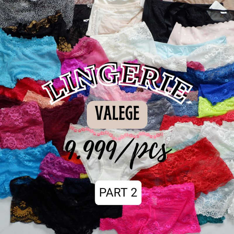 Valege Lace Panty Lingerie  Celana dalam wanita murah part 2