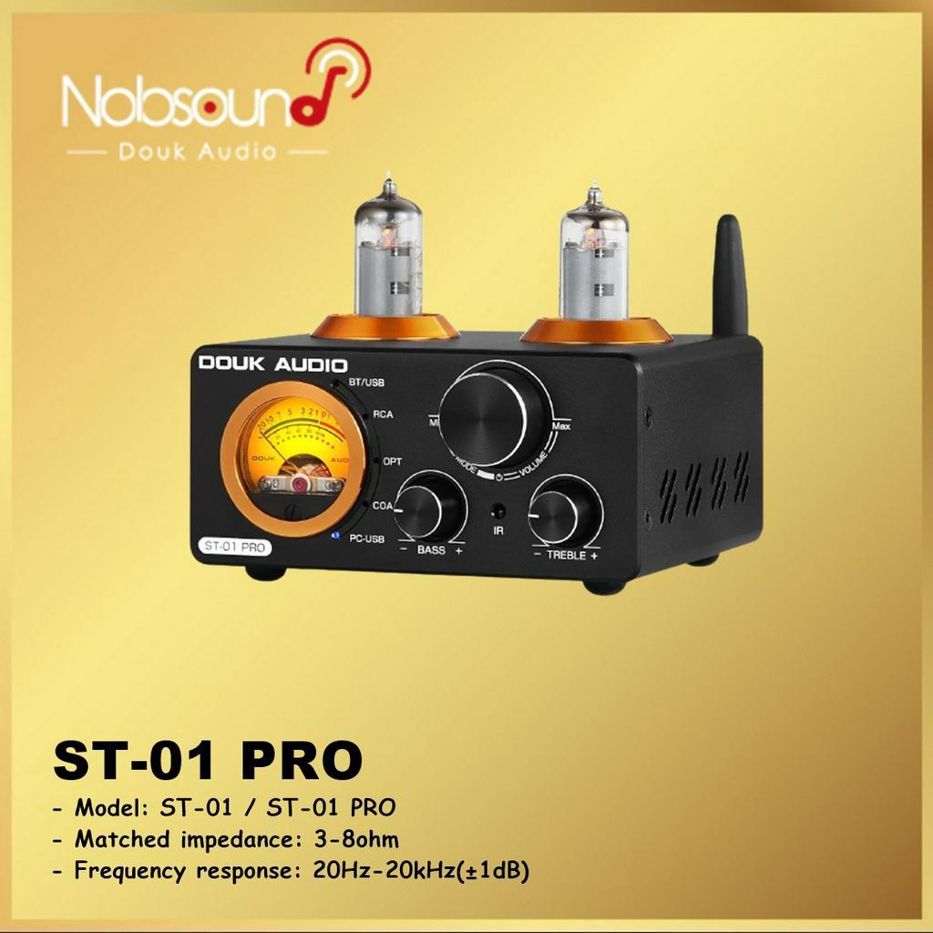 Nobsound Douk Audio ST-01 ST01 Pro HiFi Bluetooth 5.0 Tube Amplifier