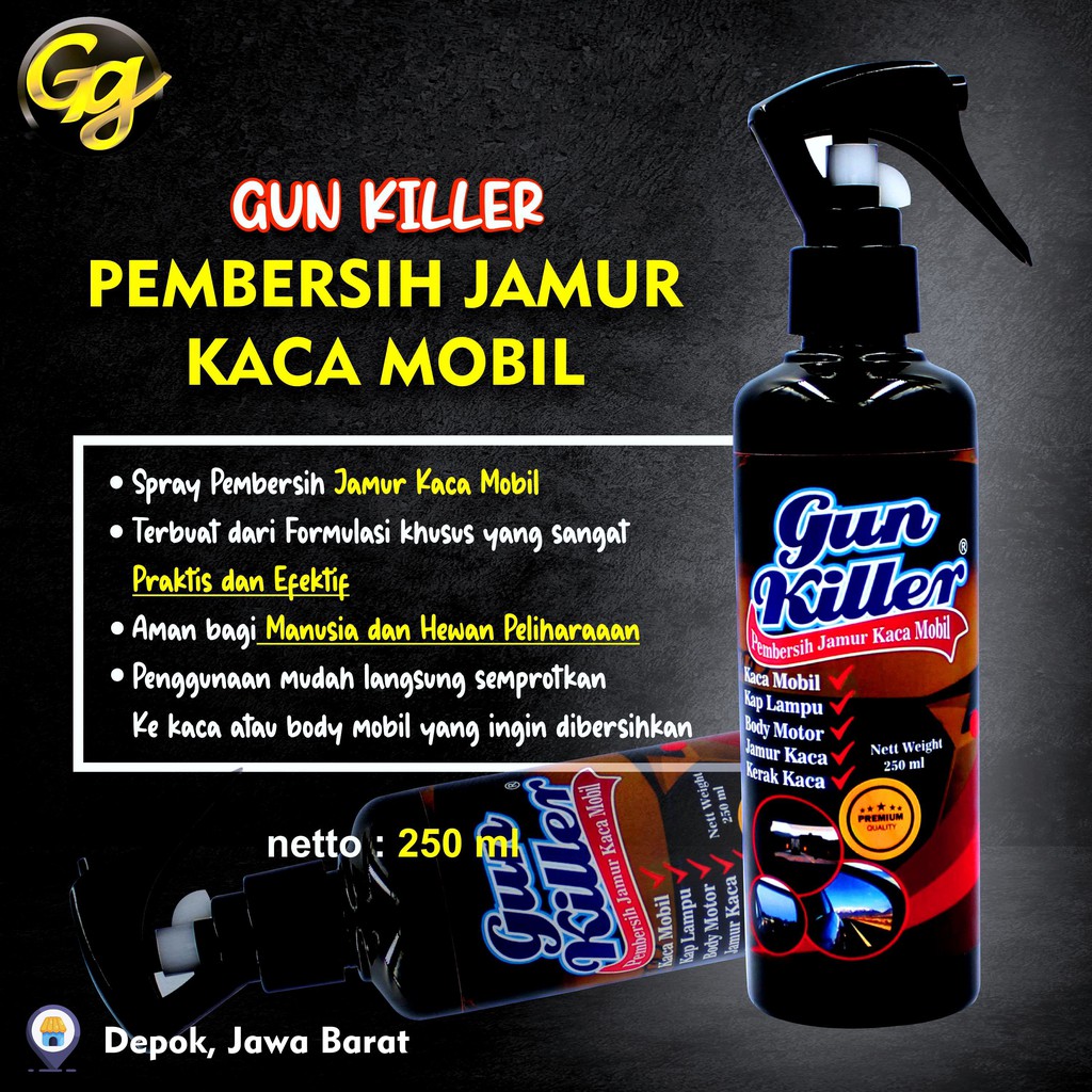 PEMBERSIH NODA JAMUR PADA KACA DAN BODI MOBIL/OBAT JAMUR KACA UNTUK MOBIL