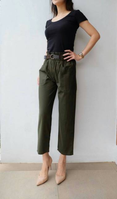 FWR Kulot Pants Katun 2025 FREE BELT