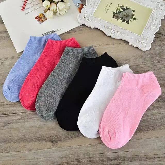 KAOS KAKI PENDEK POLOS / KAOS KAKI PENDEK DEWASA SEMATA KAKI / KAOS KAKI ANKLE