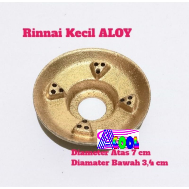 Burner Model Rinnai Kecil ALOY Tebal/Barner Kompor Gas 7 cm 511-522