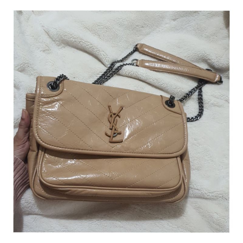tas ysl premium rantai besi berat import preloved