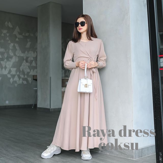 RAYA LONG DRESS - BAJU MUSLIM WANITA TERBARU 2022 - DRESS KONDANGAN WANITA REMAJA KEKINIAN  -GAMIS POLOS – GAMIS PEREMPUAN – DRESS KOREA – DRESS IMPORT – DRESS PESTA – DRESS BUSUI – DRES – PAKAIAN WANITA