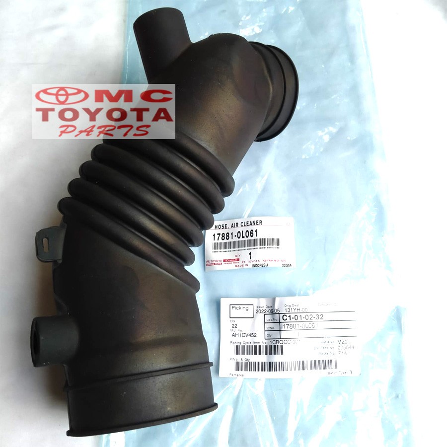 Selang Hawa / Selang Udara Innova Fortuner Hilux Diesel 17881-0L061