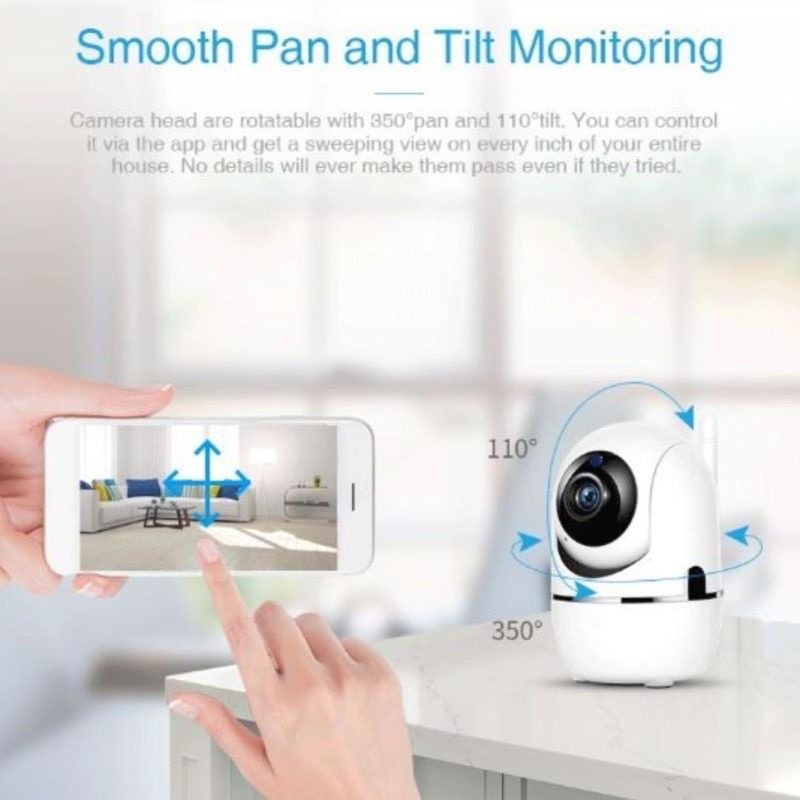 Kamera Cctv V380 Pro Wireless - IP CAM Smart Camera HD 1080 WIFI - Wireless Cctv - Kamera Cctv Baby-