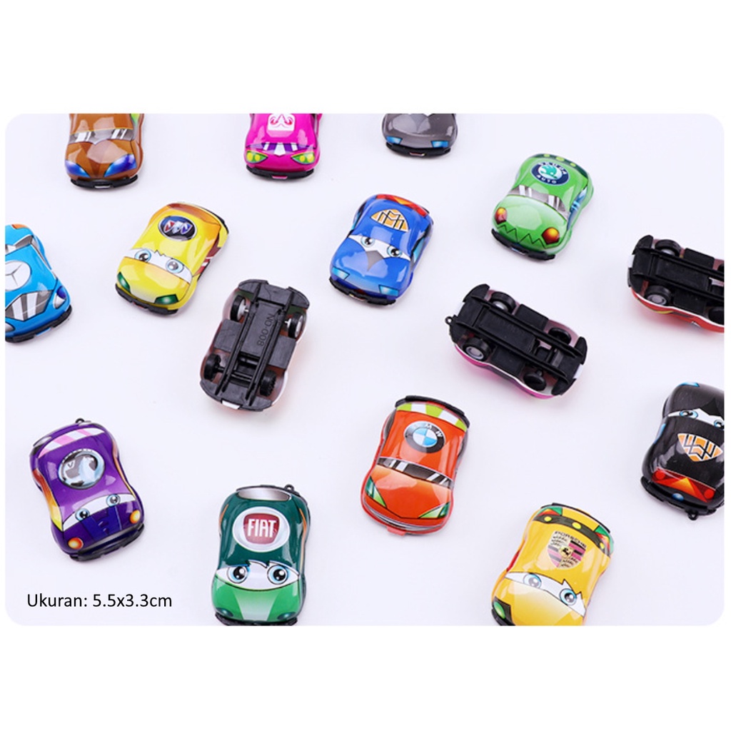 Mainan Kartun Mobilan Anak Mini / Diecast Mobil Mini