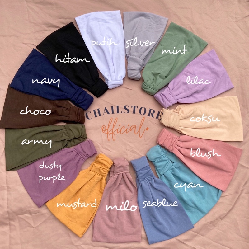 CIPUT PITA BANDANA KAOS / INNER HIJAB / DALAMAN JILBAB