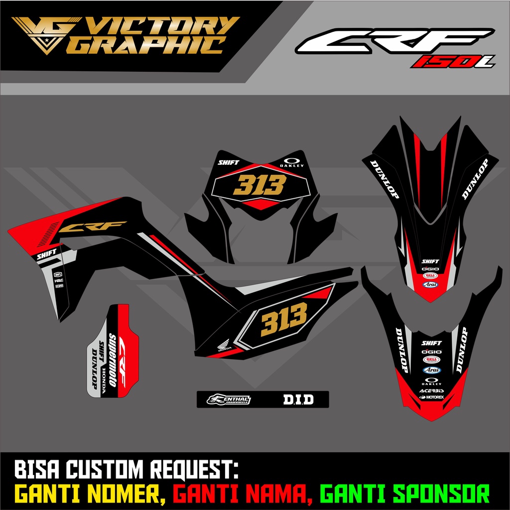 Jual Decal Crf 150 l Full Body - Stiker Motor - Decal Stiker Crf ...