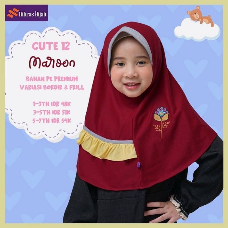 CUTE PAD 12 NIBRAS HIJAB