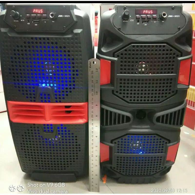 Speaker Bluetooth + Mic Karaoke portable JBK 6523 wireless karaoke