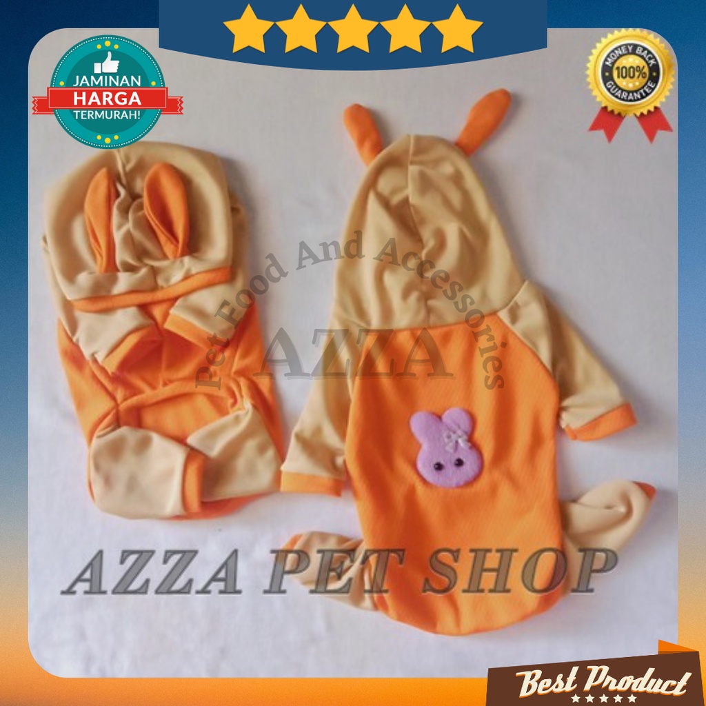 BAJU KUCING LUCU BAJU KUCING MURAH (BAJU KUCING MODEL HOODIE)