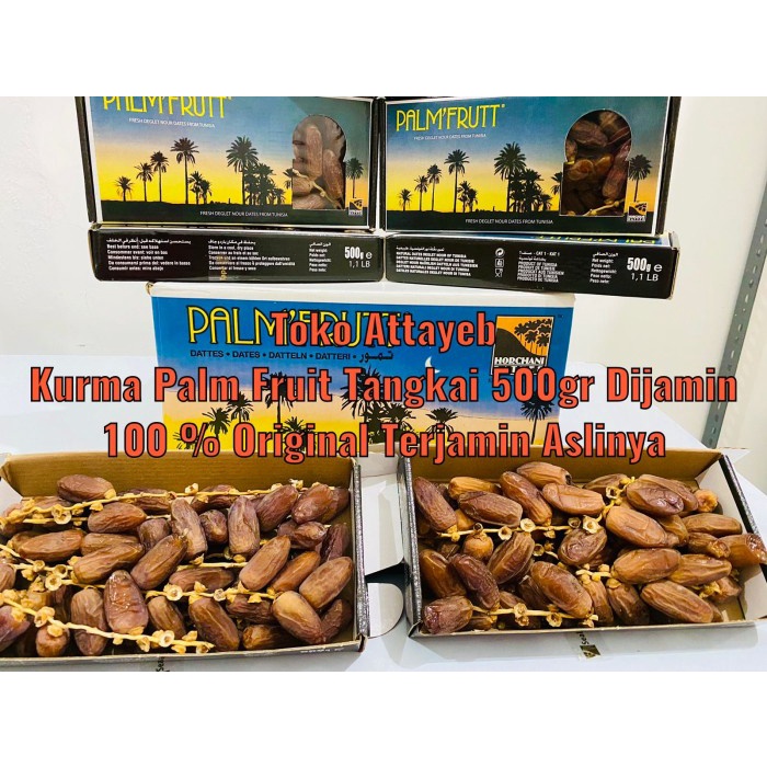 

Kurma Palm Fruit Tangkai 500gr Dijamin Ori Terjamin Asli Tunisia