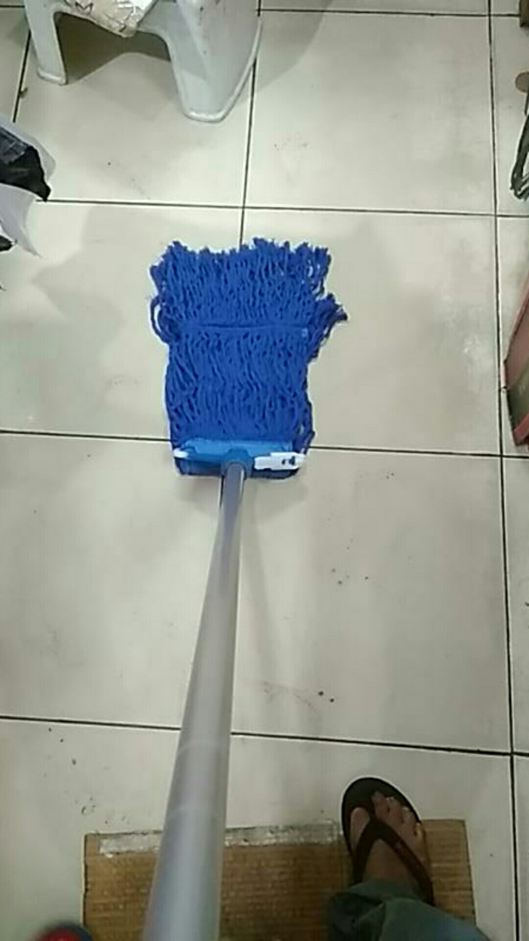 Kain Pel Kain Mop Alat Pel Lantai Refill Mop Biru
