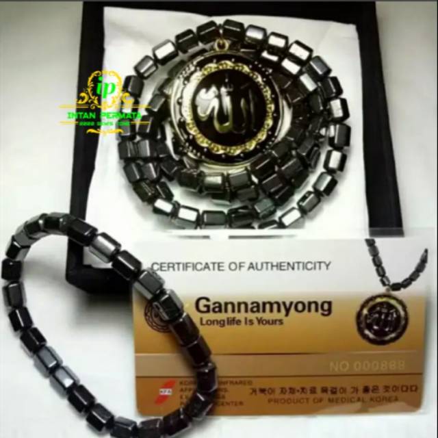 kalung terapi kesehatan GANNAMYONG asli begaransi