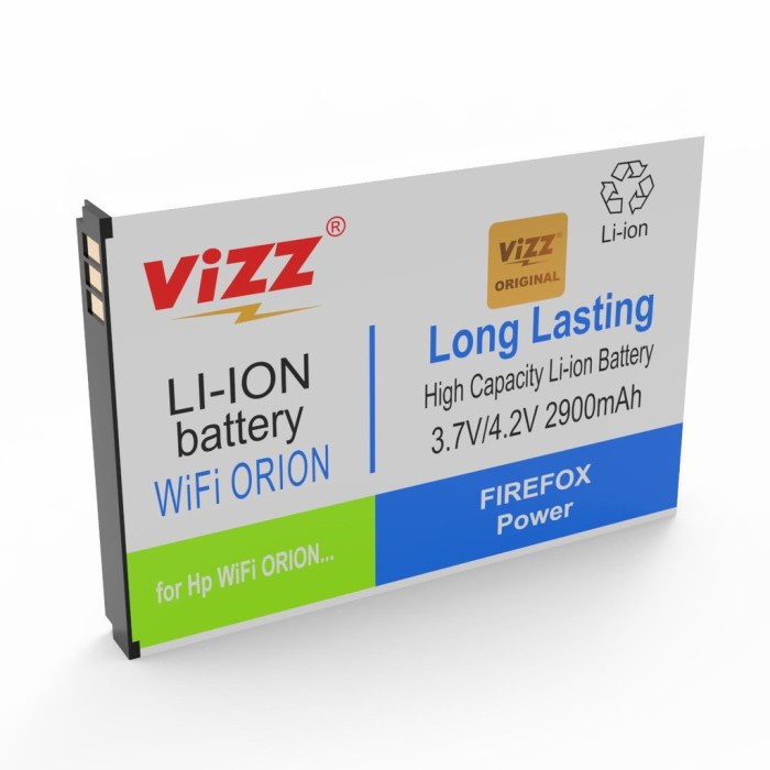 Baterai Vizz Bolt Wifi Orion Original