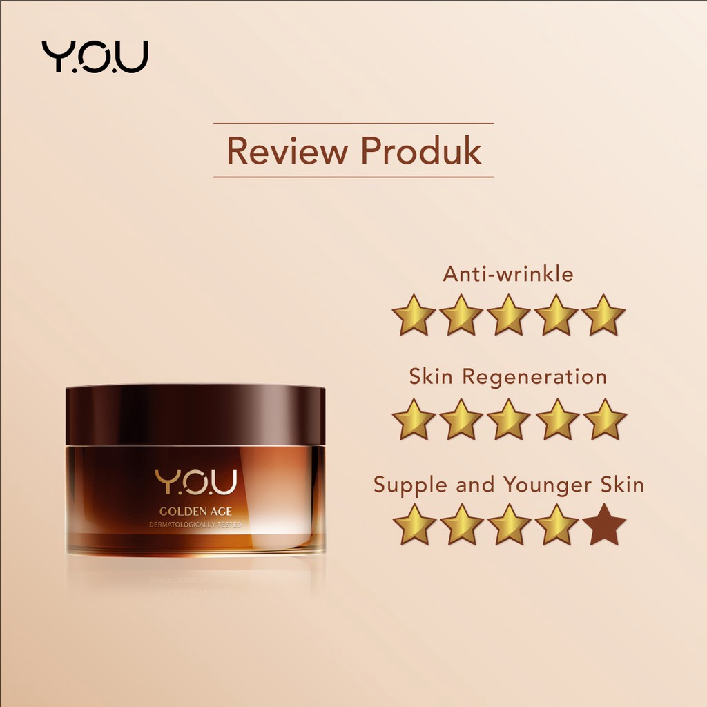 YOU Golden Age Revitalizing Night Cream 30g[Overnight Skin Reviving Complex] /Y.O.U/ KIMIKO OFFICIL