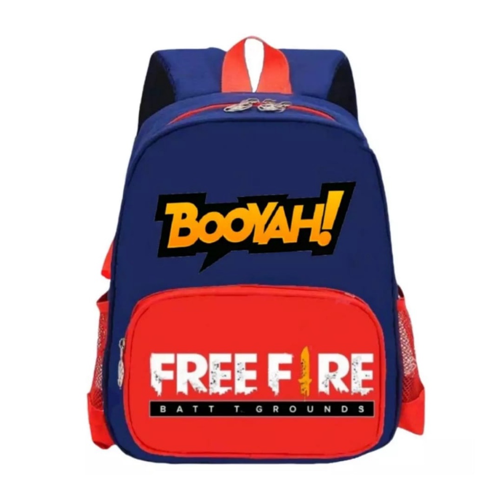 TAS RANSEL ANAK  LAKI-LAKI MOTIF FREE FIRE BOOYAH / TAS RANSEL ANAK / TAS RANSEL MURAH