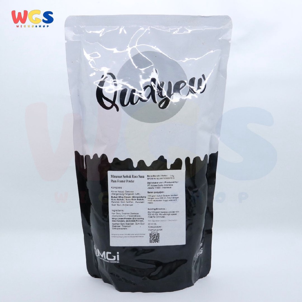 Qudyew Plain Foamer Drink Powder Minuman Bubuk Rasa Susu 1kg