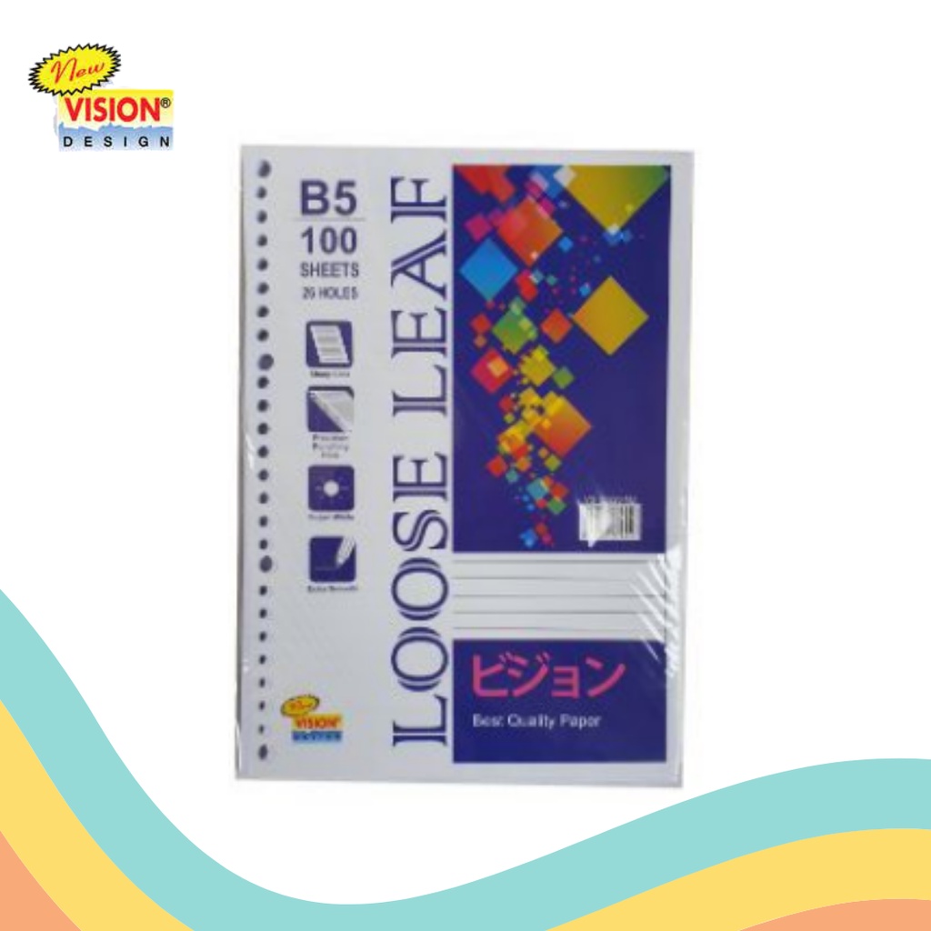 

LOOSE LEAF NEW VISION B5-100 (1 PACK)