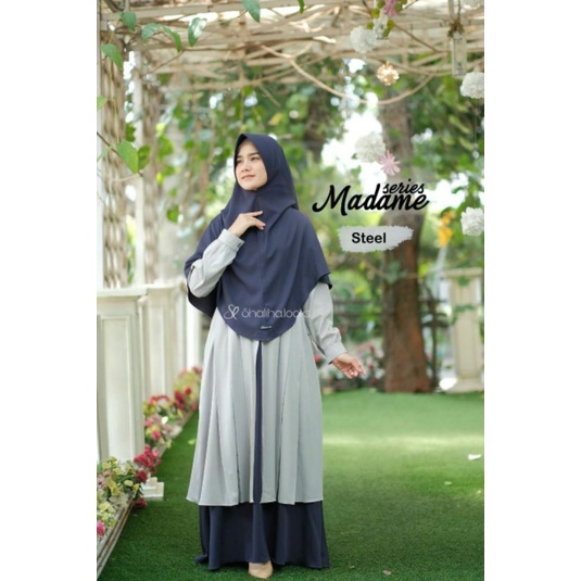 MADAME SERIES BY SHALIHA.LOOKS | GAMIS SET MURAH | GAMIS SET KHIMAR | GAMIS SET HIJAB | GAMIS BUSUI