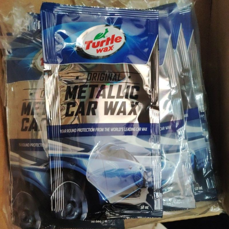 TURTLE WAX ORIGINAL METALLIC CAR WAX SACHET 50 ML