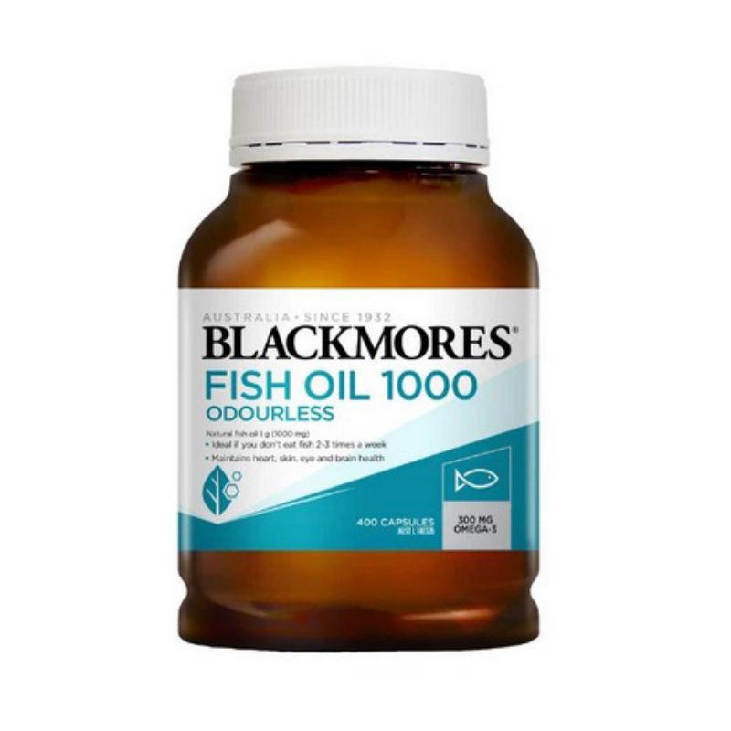 blackmores fish oil 1000 odourless 400capsul