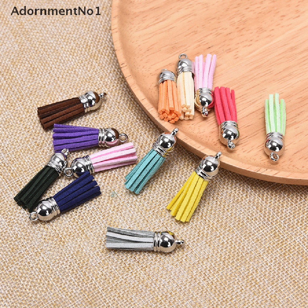 (AdornmentNo1) 20pcs / Set Liontin Rumbai Kulit Untuk Membuat Perhiasan Anting DIY