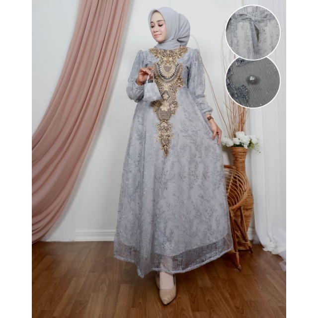 GAMIS NAJWA TILLE GAMIS MODERN GAMIS KEKINIAN GAMIS PESTA TERBARU BY BA