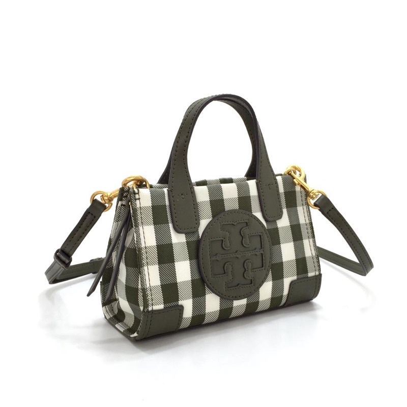 TB Ella Micro Gingham Tote Bag