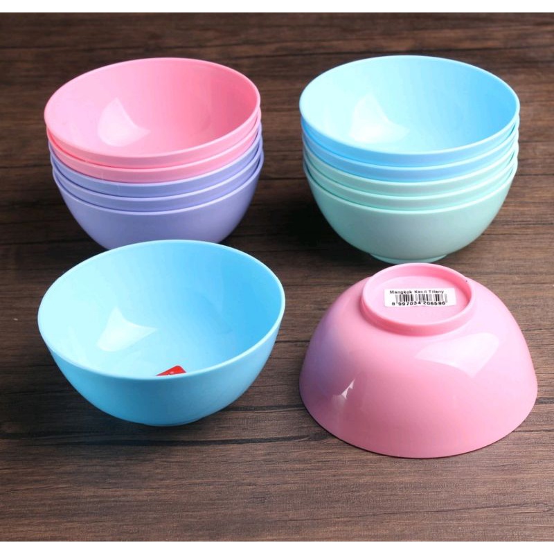 Mangkok Plastik Kecil Viola /Pelangi/Gbu Mangkok Kobokan