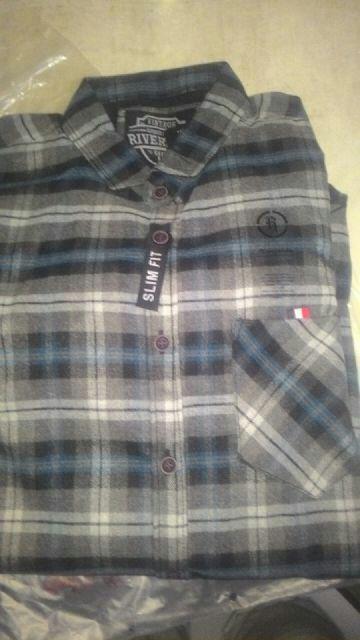 Ondeng88 Kemeja Batik Pria Lengan Panjang Motif Songket Hijau Biru Hitam