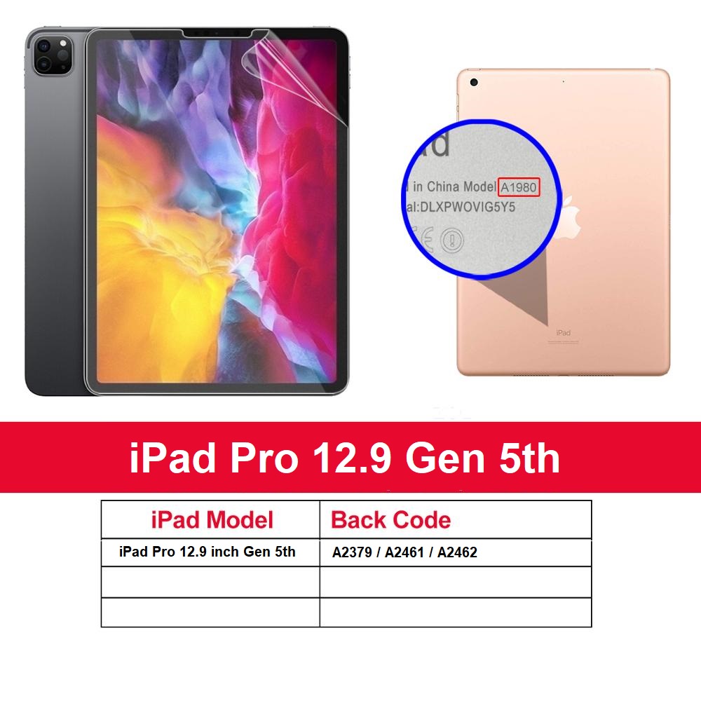 Anti Gores Film iPad Pro 12.9 inch Gen 5th 6th M1 M2 2021 2022 TRIPLEDI Paper Like Screen Protector Anti Glare