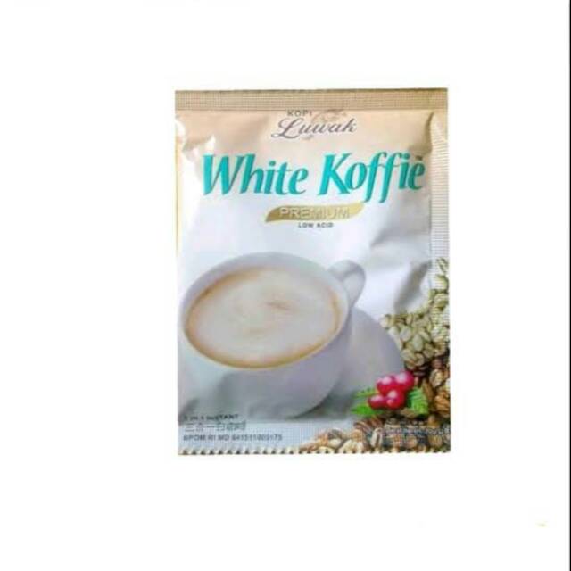 

Luwak white cofee sachet