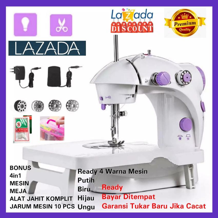 Paket Mesin Jahit Mini Portable / Mesin Jahit Mini sewing / Promo Mesin Jahit/ Mesin Jahit Murah 4in