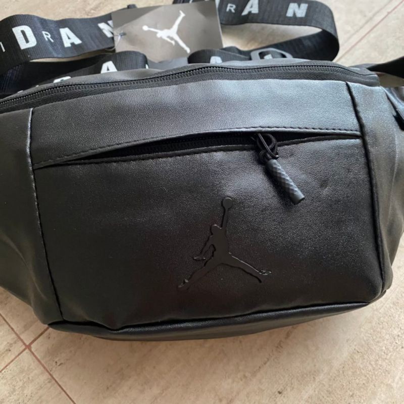 TAS PINGGANG AIR JORDAN LEATHER WAISTBAG