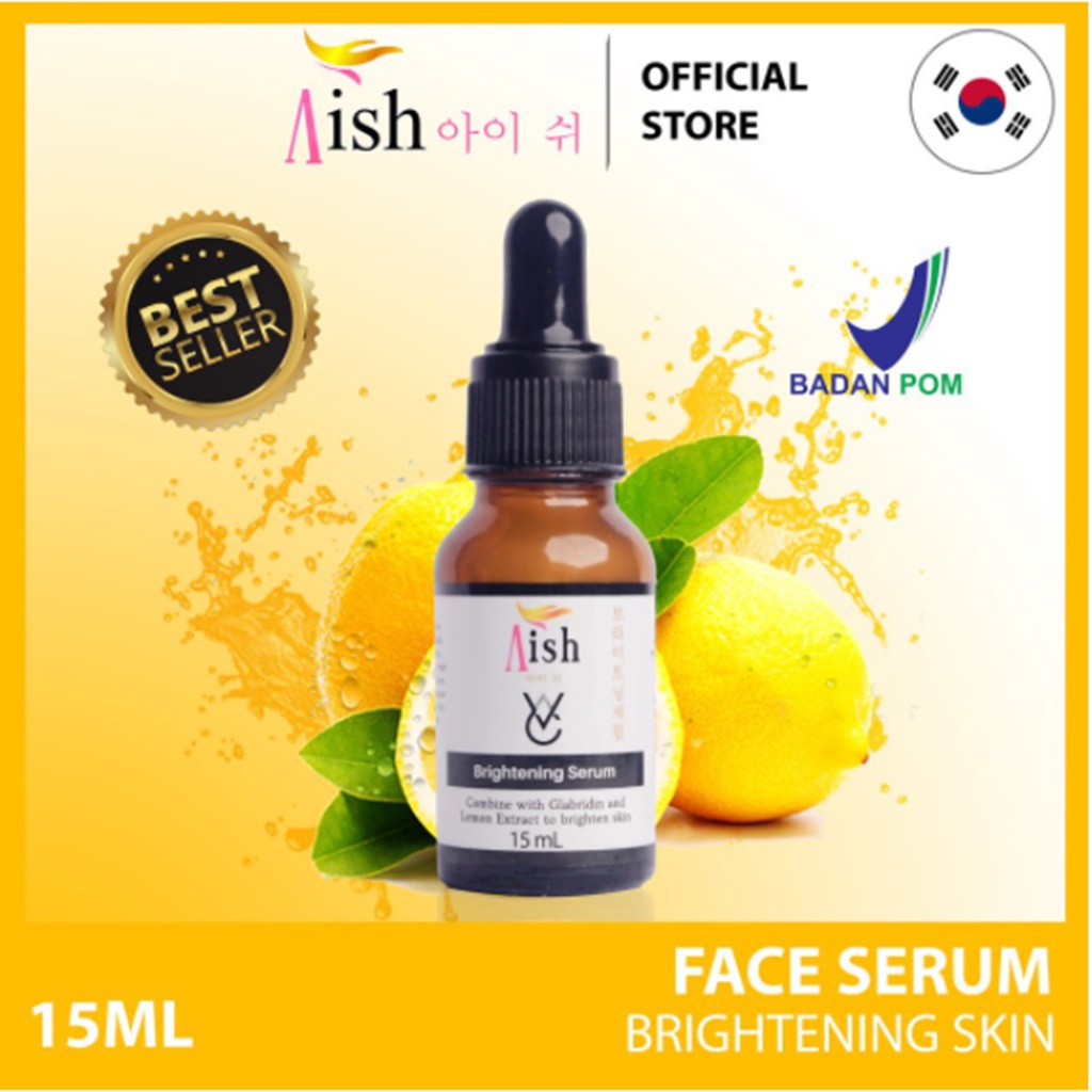 BISA COD  AISH Serum KOREA Brightening Serum Wajah Aish Original 100% Bpom