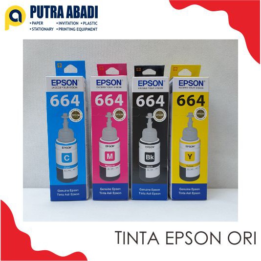 Tinta Printer Epson 664 Original Asli Epson Printer L Series