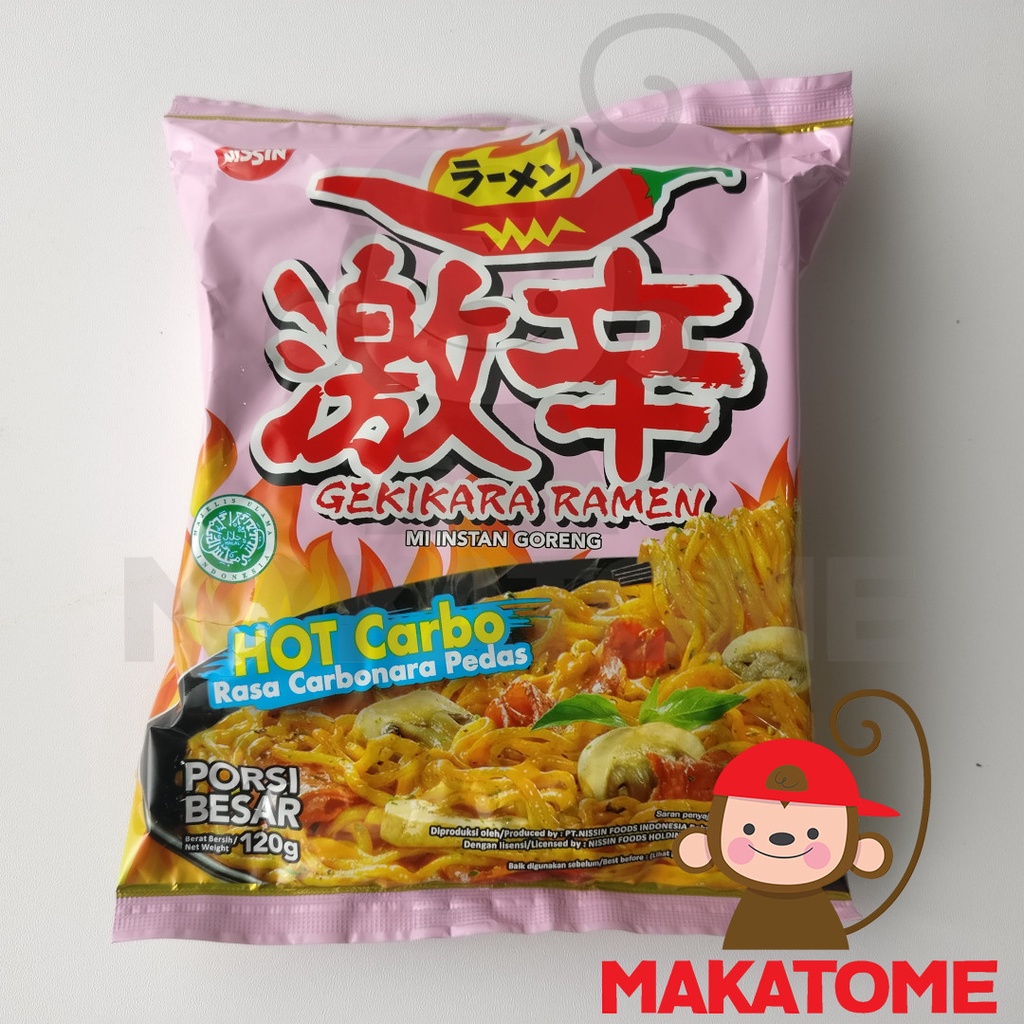 Jual Nissin Gekikara Ramen Carbonara 120 Gr Besar Mi Instan Mie Hot