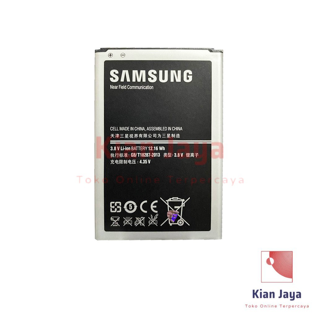 [Garansi 100% Ori] Baterai Samsung Galaxy Note 3 / N9000 / B800BE Batre Batrai Battery Hp Original