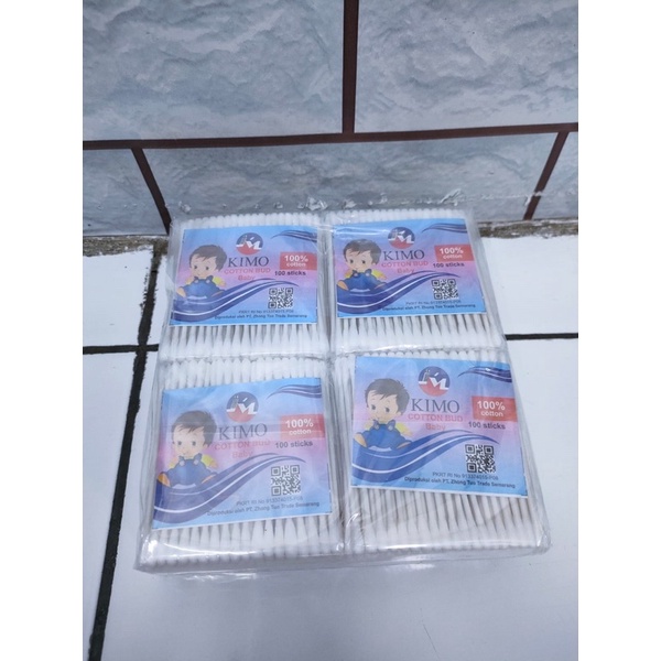 korek kuping isi 100pcs KIMO dewasa / korek kuping Kimo baby / cotton buds