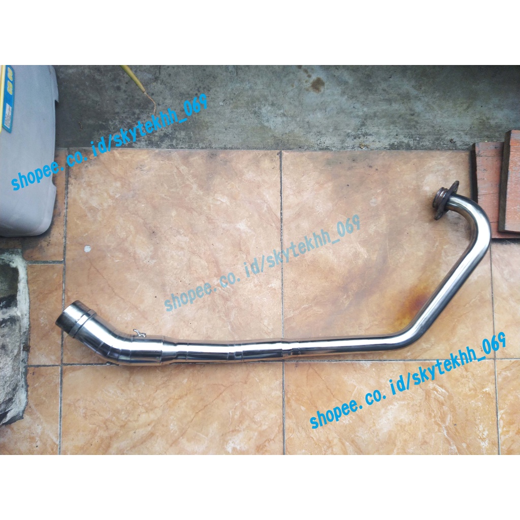Header Pipa Leher Knalpot Ori R9 Racing Generation Mugello Series Original Yamaha Vixion-Vixion Ligh