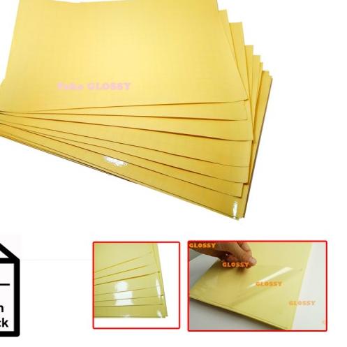 

◘ PLASTIK LAMINASI GLOSSY A3 100 GSM - COLD LAMINATING GLOSSY FILM ➺